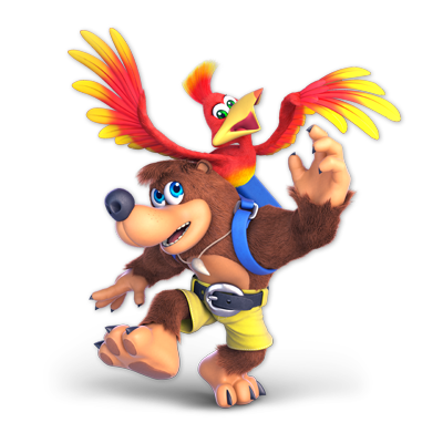 Banjo and Kazooie as appearing in Super Smash Bros. Ultimate.
