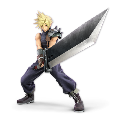 Cloud as appearing in Super Smash Bros. Ultimate.