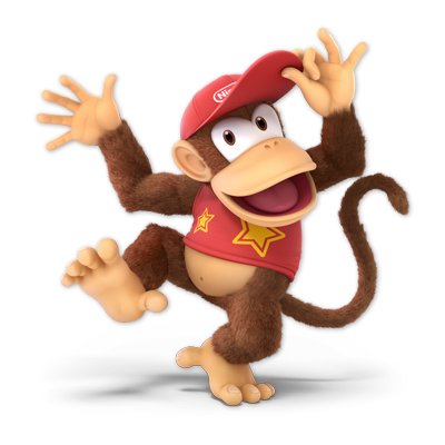 Diddy Kong as appearing in Super Smash Bros. Ultimate.