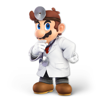 Dr. Mario as appearing in Super Smash Bros. Ultimate.