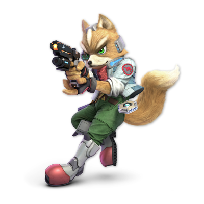Fox as appearing in Super Smash Bros. Ultimate.