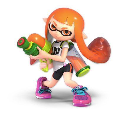 Inkling as appearing in Super Smash Bros. Ultimate.