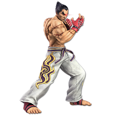 Kazuya as appearing in Super Smash Bros. Ultimate.