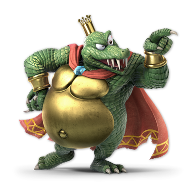 King K. Rool as appearing in Super Smash Bros. Ultimate.