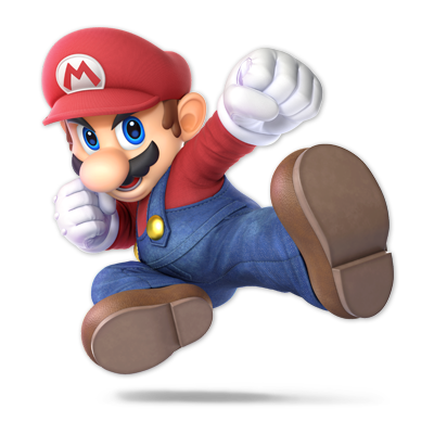 Mario as appearing in Super Smash Bros. Ultimate.