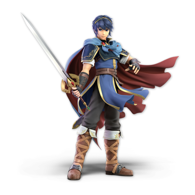 Marth as appearing in Super Smash Bros. Ultimate.