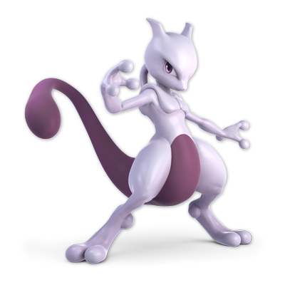 Mewtwo as appearing in Super Smash Bros. Ultimate.