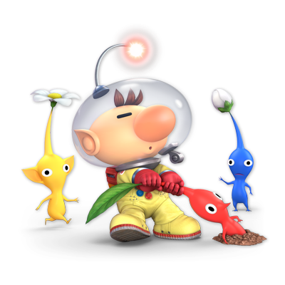 Olimar as appearing in Super Smash Bros. Ultimate.