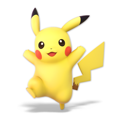 Pikachu as appearing in Super Smash Bros. Ultimate.