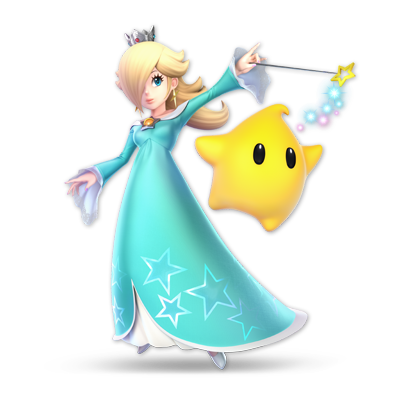 Rosalina and Luma as appearing in Super Smash Bros. Ultimate.