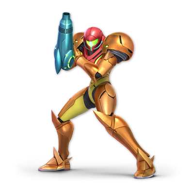 Samus as appearing in Super Smash Bros. Ultimate.