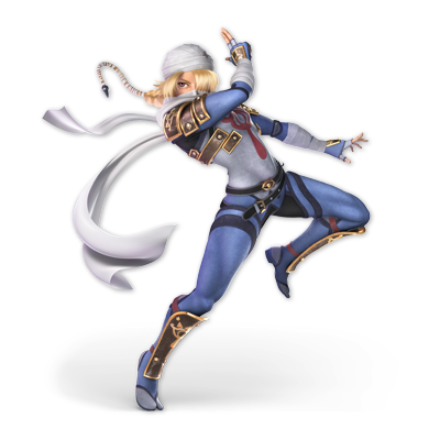 Sheik as appearing in Super Smash Bros. Ultimate.