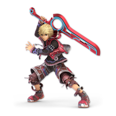 Shulk as appearing in Super Smash Bros. Ultimate.