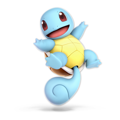 Squirtle as appearing in Super Smash Bros. Ultimate.