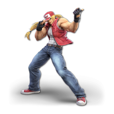Terry as appearing in Super Smash Bros. Ultimate.