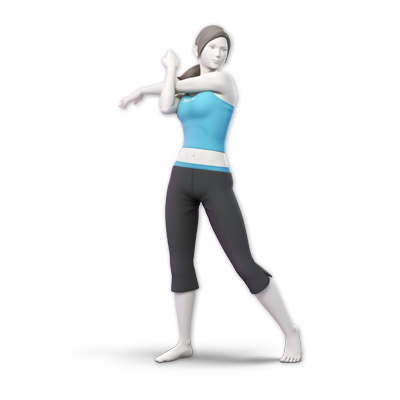 Wii Fit Trainer as appearing in Super Smash Bros. Ultimate.