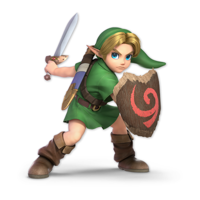 Young Link as appearing in Super Smash Bros. Ultimate.