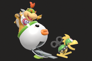 Bowser Jr. performing the move Mechakoopa.