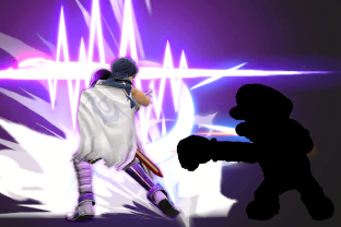 Chrom performing the move Counter.