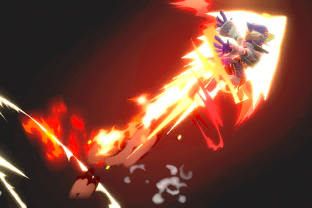 Falco performing the move Fire Bird.