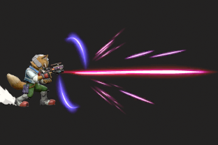 Fox performing the move Blaster.