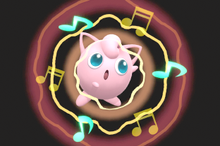 Jigglypuff performing the move Sing.
