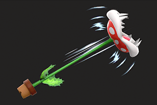 Piranha Plant performing the move Long-Stem Strike.