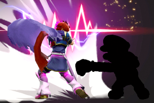 Roy performing the move Counter.