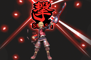 Shulk performing the move Monado Arts.