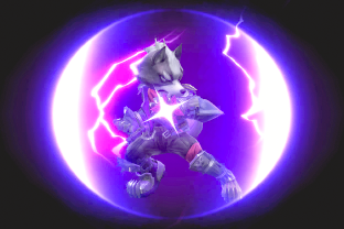 Wolf performing the move Reflector.